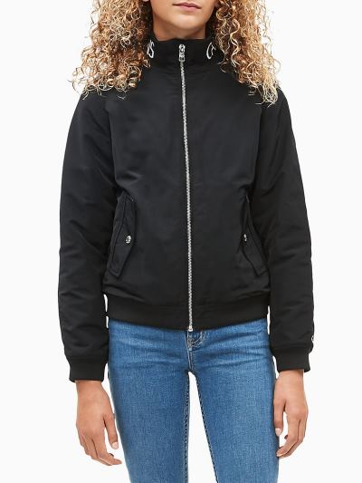 Calvin Klein Ruhák HU267031 | Calvin Klein Bomber Lány Dzseki Fekete